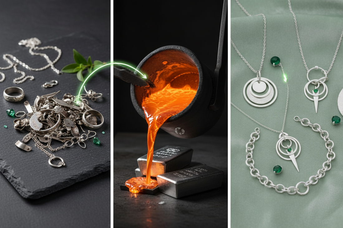 How Sterling Silver is Recycled: A Sustainable Jewellery Practice