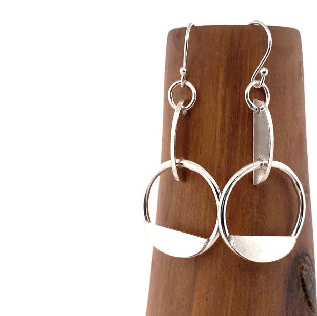 New Phase Sterling Silver Earrings