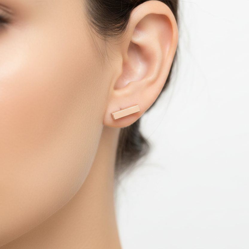 Bar Studs on Model