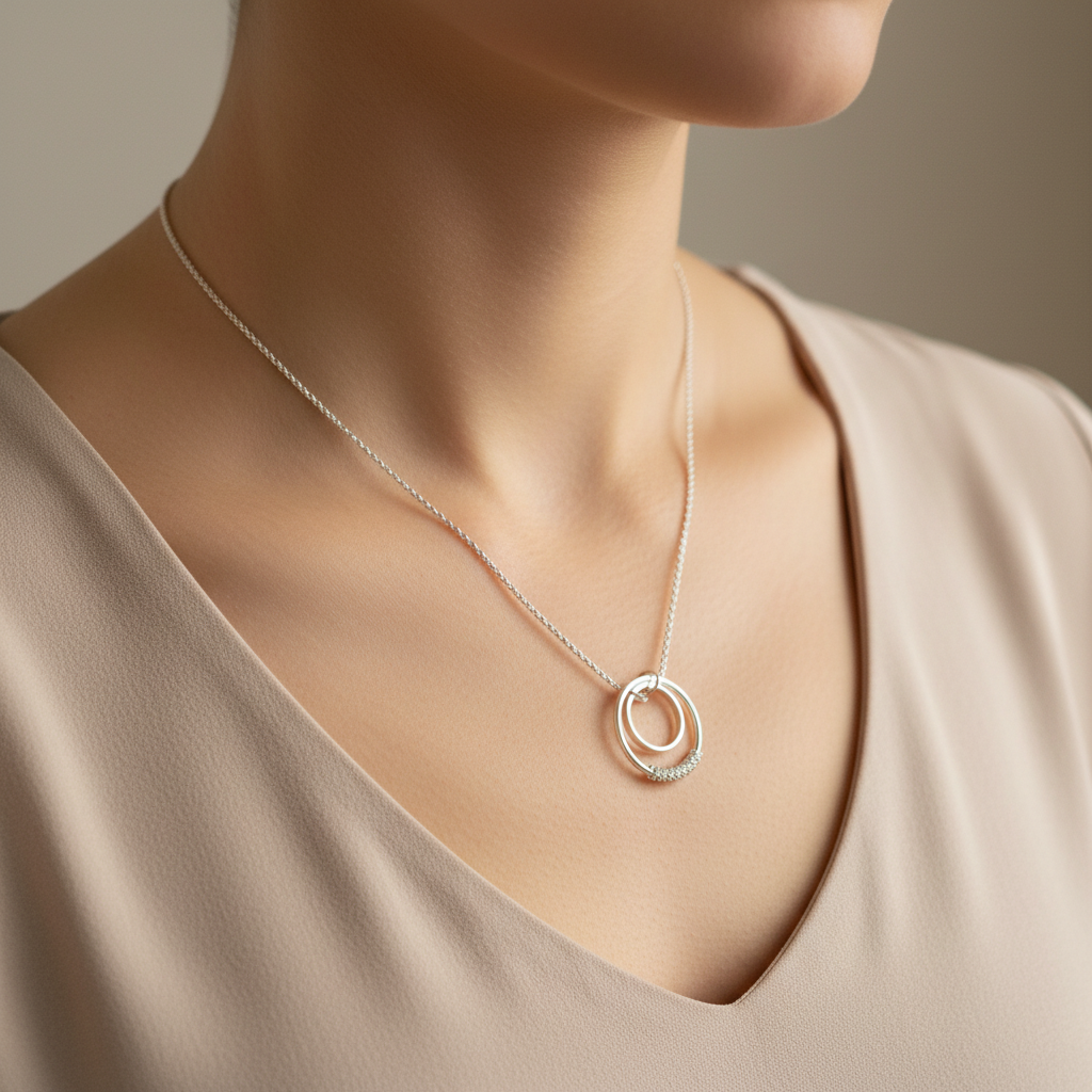 Chain Wrapped Double Ring - indoor lifestyle