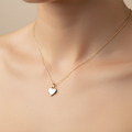 Heart Pendant on Model