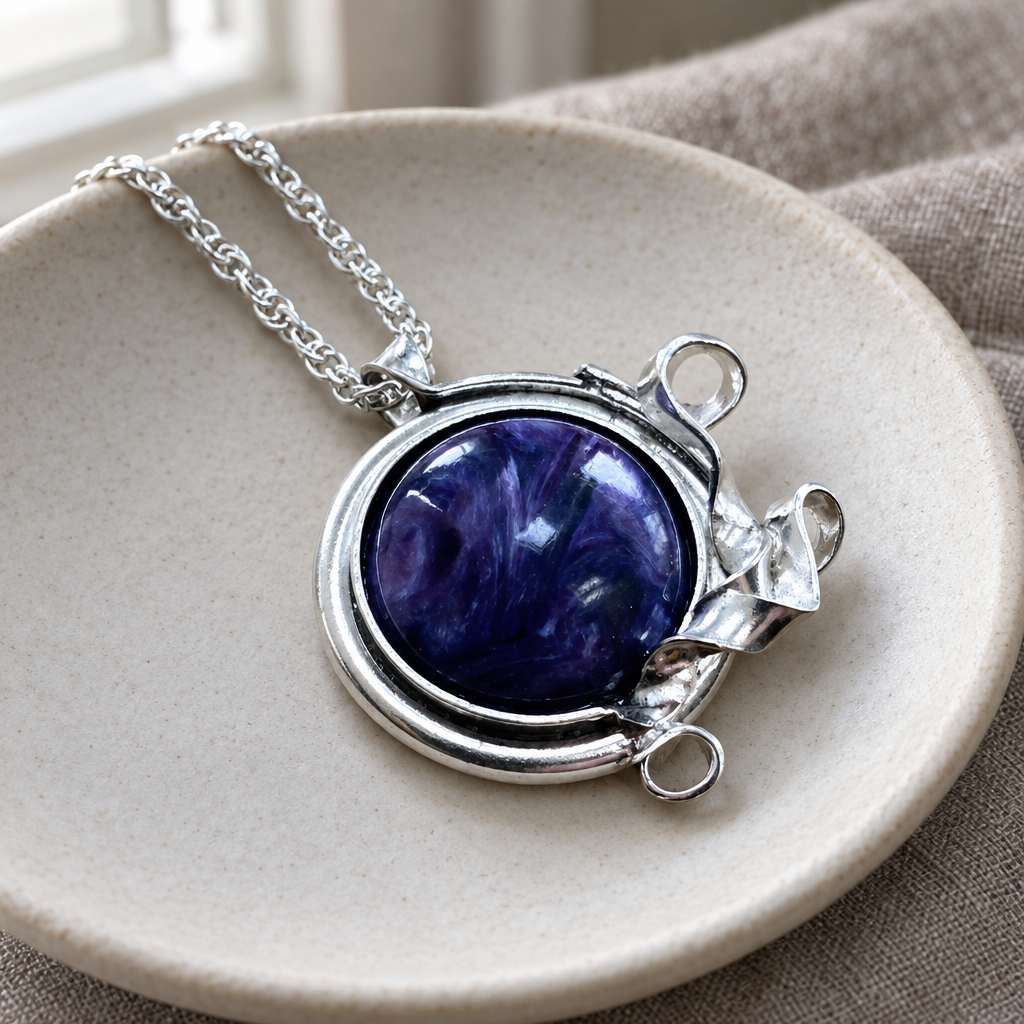 Indoor purple pendant setting