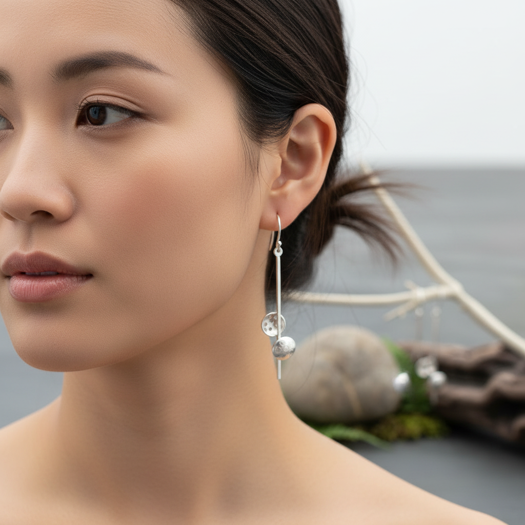 Pendulum Earrings - Asian Model