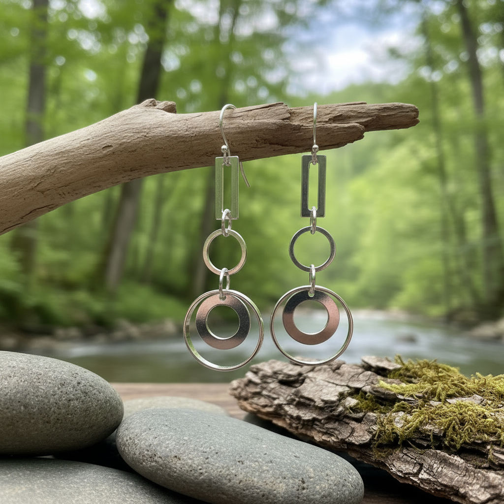 Synergy Earrings – square