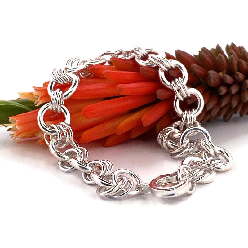 Triple Link  Chunky Unisex Bracelet